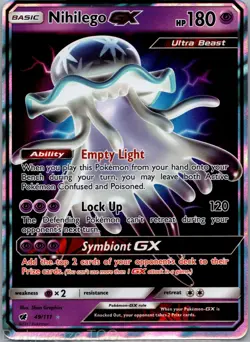 Nihilego GX 49/111 Holo Rare GX Crimson Invasion Pokemon NM - Image 1