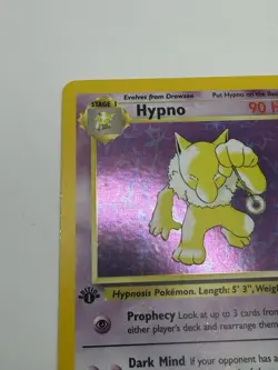 Pokemon TCG Hypno Holo Rare 8/62 1st Edition Fossil - Image 3