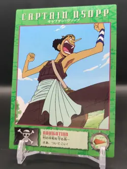 Usopp #19 One Piece Carddass Masters Card 2000 Bandai Japanese TCG CCG JUMP B1 - Image 1
