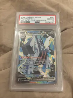 2024 Pokemon SSP EN #241 Archaludon Ex Special Illustration Rare Gem MT 10 - Image 1
