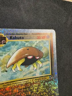Kabuto 48/110 Legendary Collection Reverse Holo Light DMG Pokemon 2002 - Image 2