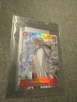 ONE PIECE Card Game Silvers Rayleigh (Manga Alt Art) OP08-118 SEC Two Legends - Image 1
