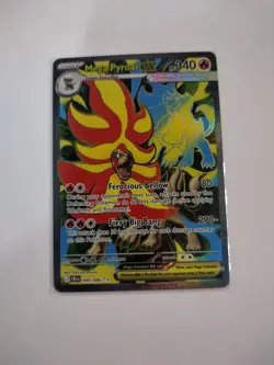 Mega Pyroar ex 099/086 Ultra Rare ME04: Chaos Rising Pokemon Near Mint - Image 1