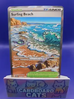 Surfing Beach 114/086 - Full Art Ultra Rare - Chaos Rising - Pokemon TCG - Image 1