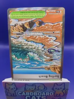 Surfing Beach 114/086 - Full Art Ultra Rare - Chaos Rising - Pokemon TCG - Image 2