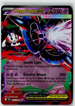 POKEMON Mega Floette ex - 035/086 [CRI 035/086] Double Rare Holofoil NM - Image 1