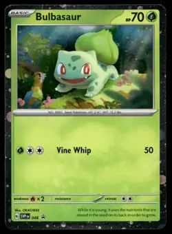 Bulbasaur (Cosmos Holo) 046 Holo P Scarlet & Violet Promo Pokemon NM - Image 1