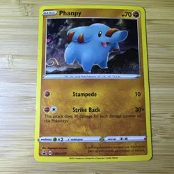 Pokemon TCG Phanpy Awesome Swirl Cosmos Holo Promo Sword & Shield SWSH117 MP+ - Image 1