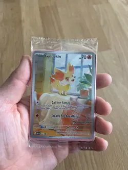 SEALED Fennekin 080 Pokemon Center Stamped Chaos Rising Promo - Image 3