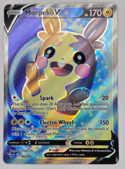 Pokemon Morpeko V 190/202 Sword & Shield Base Set (Full Art) - Image 1