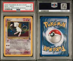 2000 Pokemon Mew Holo Black Star Promo #9 PSA 10 | Galaxy Swirl Premium Pop 288 - Image 2