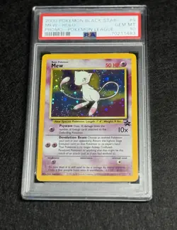 2000 Pokemon Mew Holo Black Star Promo #9 PSA 10 | Galaxy Swirl Premium Pop 288 - Image 3