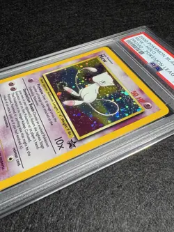 2000 Pokemon Mew Holo Black Star Promo #9 PSA 10 | Galaxy Swirl Premium Pop 288 - Image 5