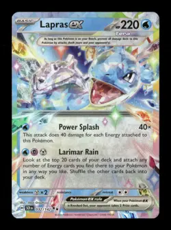 Lapras ex 32/142 Stellar Crown NM/M Pokemon - Image 1
