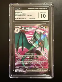 Pokemon Noivern ex CGC Gem Mint 10 246/193 Paldea Evolved Ultra Rare Holo 2023 - Image 1