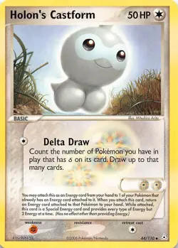Holon's Castform 44/110 Uncommon Holon Phantoms Pokemon Lightly Played - Image 1