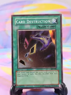 Yu-Gi-Oh TCG Card | Card Destruction Holo SDY-042 - Image 1