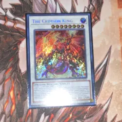 Yu-Gi-Oh! TCG The Crimson King Secret Rare Foil Holo - Image 1