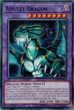 LEDD-ENA35 AMULET DRAGON COMMON 1ST EDITION YuGiOh CARD - Image 1