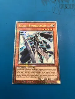 YUGIOH Quarter Century Rare Silent Swordsman RA02-EN011 1st Edition - Image 1