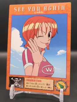Nami #18 One Piece Carddass Masters Card 2000 Bandai Japanese TCG CCG JUMP B1 - Image 3