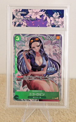 One Piece NICO ROBIN Mini-tin Pack Vol.2 JPN GRADE 10 CollectAura - Image 1