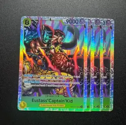 4x Eustass "Captain" Kid OP10-112 SR - One Piece TCG English Playset NM - Image 1