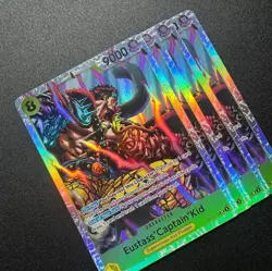 4x Eustass "Captain" Kid OP10-112 SR - One Piece TCG English Playset NM - Image 4