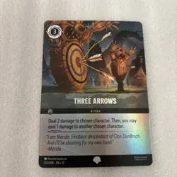 Three Arrows (Epic) 222/204 Wilds Unknown Holo NM Disney Lorcana - Image 1