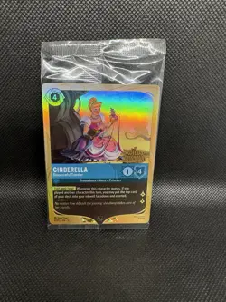 Disney Lorcana Wilds Unknown Cinderella Resourceful Traveler Prerelease Promo - Image 1