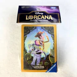 Disney Lorcana Official Card Sleeves Toy Story Woody & Buzz Japan Exclusive NEW - Image 1