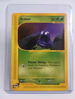 Grimer 79/147 Aquapolis Common Vintage Pokemon TCG E-reader card - Image 1