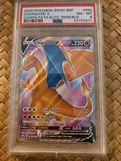 PSA Pokemon Card Lot - Electrode Jungle, Charizard V/VMAX/Radiant, Crobat VMAX - Image 3