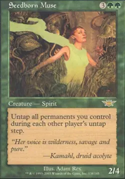 MTG English Seedborn Muse NM Foil Legions - Image 1