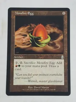 MTG Mossfire Egg (Odyssey/Artifact/U) - BGM - Image 1