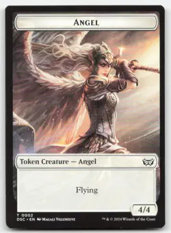 Angel // Treasure Double-Sided Token 2-15 DSC MTG Magic NM - Image 1
