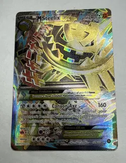 Pokemon TCG M Steelix EX Full Art Ultra Rare Steam Siege 109/114 - Image 1