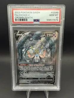 5 Card Pokemon Crown Zenith PSA 10 Lot - Image 3