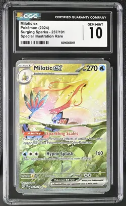 Milotic EX 237/191 Special Illustration Rare Pokemon CGC 10 Gem Mint - Image 1