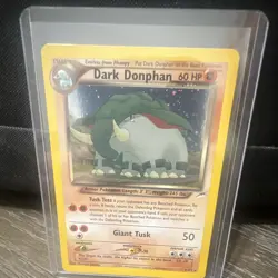 Pokemon TCG Neo Destiny Dark Donphan 3/105 Holo Rare 60 HP Unlimited - Image 1