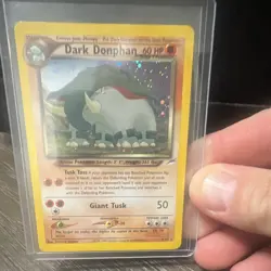 Pokemon TCG Neo Destiny Dark Donphan 3/105 Holo Rare 60 HP Unlimited - Image 2