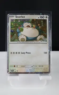 Pokemon TCG Snorlax 122 Promo Scarlet & Violet Pokemon - NM - Image 1