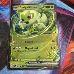 Sprigatito ex 087 Black Star Promo Pokemon Scarlet & Violet - Image 1