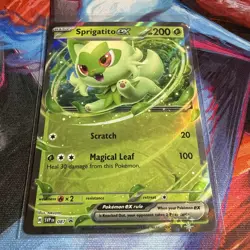 Sprigatito ex 087 Black Star Promo Pokemon Scarlet & Violet - Image 2