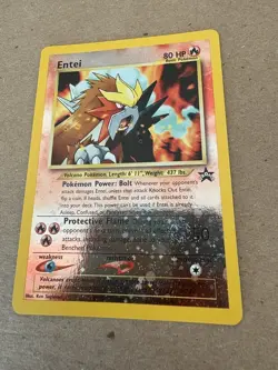 Entei Black Star Holo Promo 34 Pokemon - Image 2