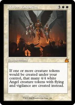 MTG English Divine Visitation (Retro Frame) NM Normal Ravnica Remastered - Image 1