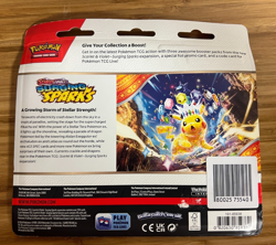 2 Pokemon Scarlet Violet Surging Sparks- 3 packs each - Zapdos & Quasire - Image 3