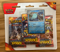 2 Pokemon Scarlet Violet Surging Sparks- 3 packs each - Zapdos & Quasire - Image 4