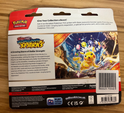 2 Pokemon Scarlet Violet Surging Sparks- 3 packs each - Zapdos & Quasire - Image 5
