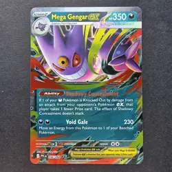 Mega Gengar ex 056/094 - ME02 Phantasmal Flames - Double Rare Pokemon English - Image 1